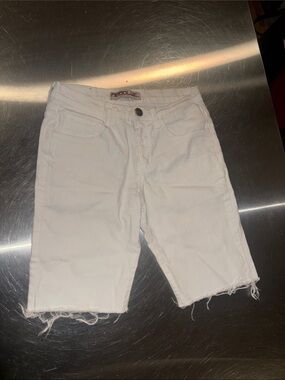 White Men's Denim Jean Shorts